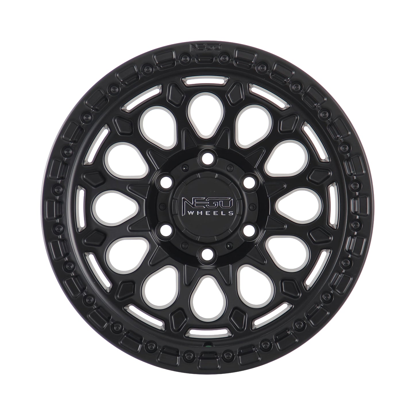 NEGU06 17x8.5 ET0 (6x139.7) CB110- Matte Black