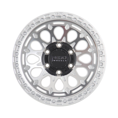 NEGU06 17x8.5 ET0 (6x139.7) CB110- Silver Machined Face