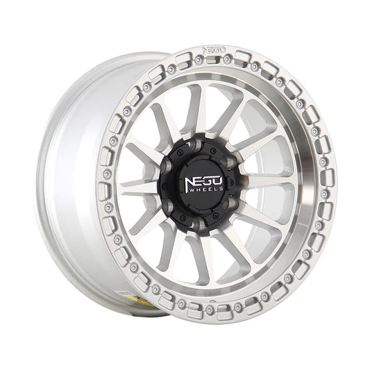 NEGU07 18x8.5 ET12 (6x139.7) CB106.2 - Silver Machined Face