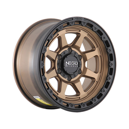 NEGU08 18x8.5 ET12 (6x139.7) CB110 - Bronze+black lip