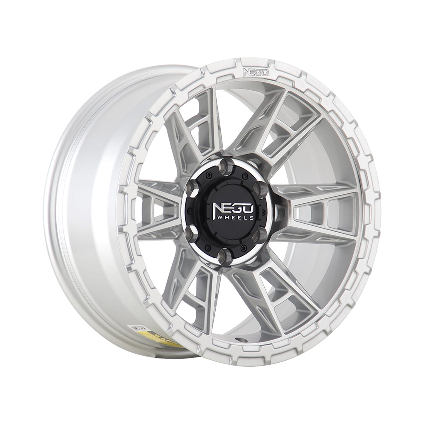 NEGU10 17x8.5 ET0 (6x139.7) CB110- Silver Machined Face