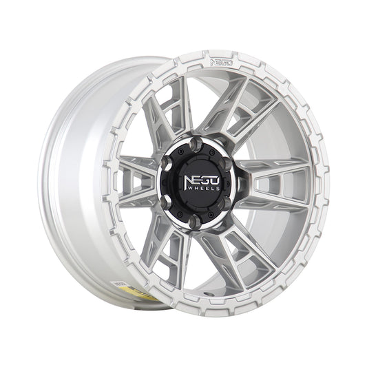 NEGU10 17x8.5 ET12 (6x139.7) CB110- Silver Machined Face
