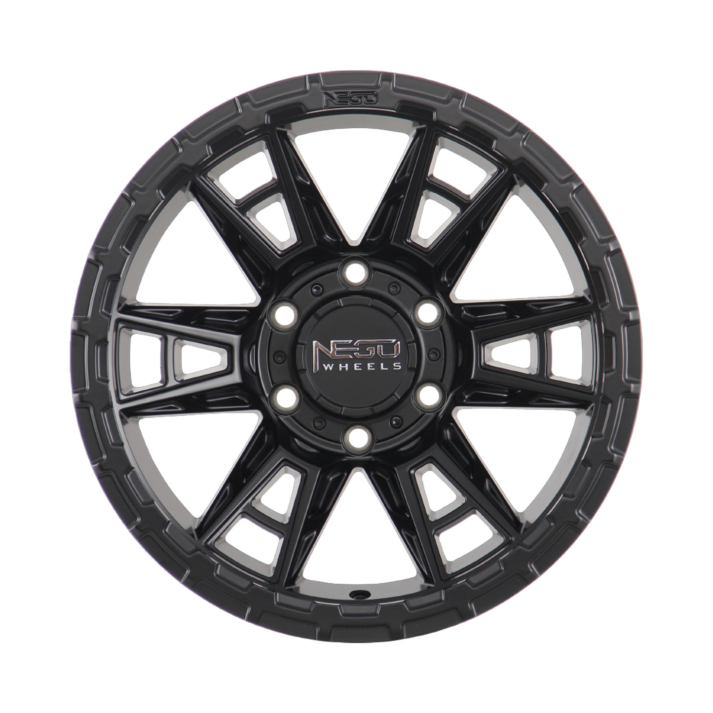 NEGU10 17x8.5 ET0 (6x139.7) CB110- matte black