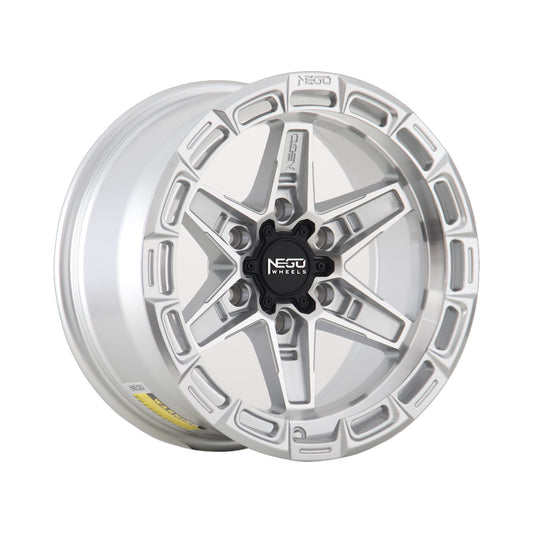 NEGU11 17x8.5 ET0 (6x139.7) CB106.2- Silver Machined Face