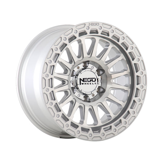 NEGU12 17x8.5 ET24 (6x114.3) CB66.1- Silver Machined Face
