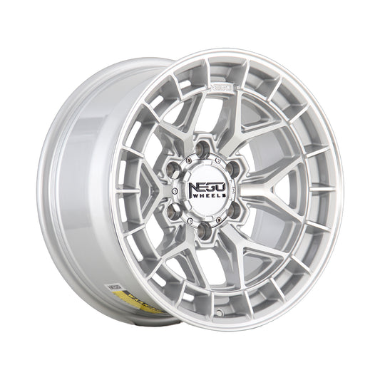 NEGU13-17x8.5 ET15 (6x139.7) CB106.2- Silver Machined Face