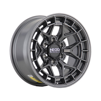 NEGU13-17x8.5 ET25 (6x139.7) CB106.2- Matte Gunmetal
