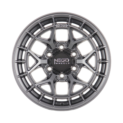 NEGU13-17x8.5 ET25 (6x139.7) CB106.2- Matte Gunmetal