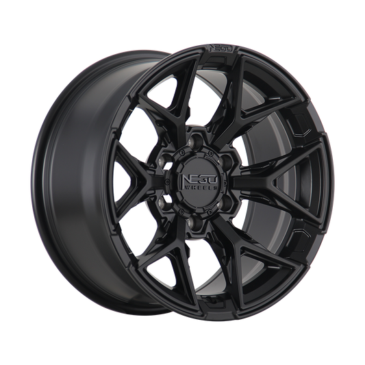NEGU14 - 17x8.5 ET25 (6x139.7) CB106.2 - Matte Black