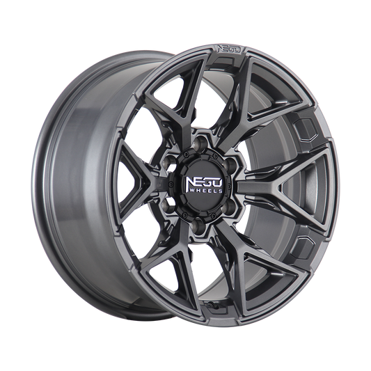 NEGU14 - 17x8.5 ET0 (6x139.7) CB110 - Matte Gunmetal