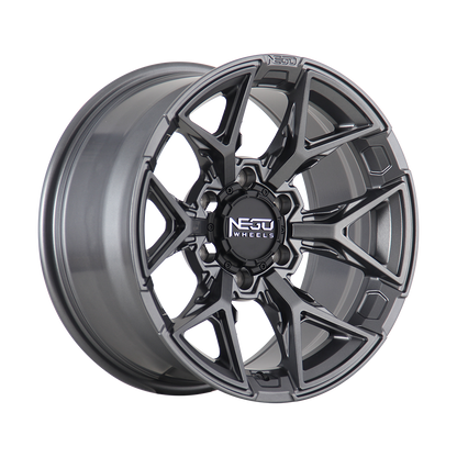 NEGU14 - 17x8.5 ET15 (6x139.7) CB106.2 - Matte Gunmetal