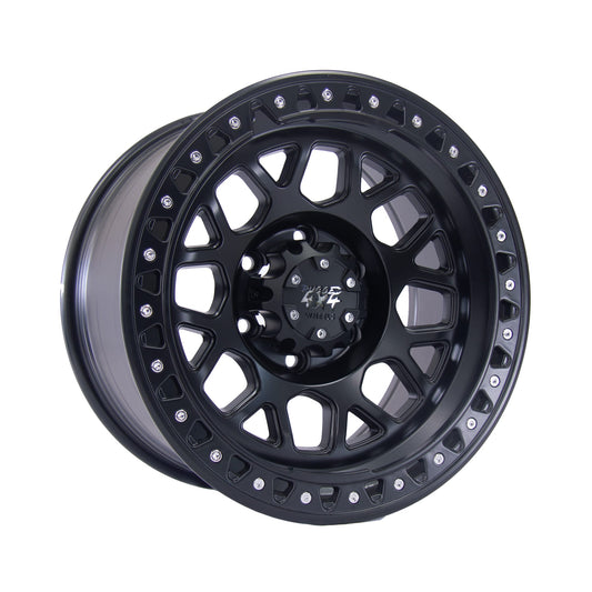 Rugged Storm Alloy Wheel 17x9 (6x139.7) ET0 CB110 -Black