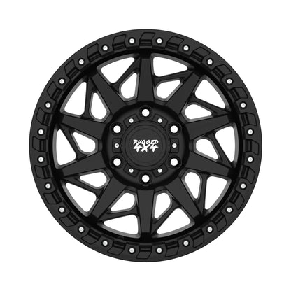 Rugged 4x4 FRENZY Alloy wheel 17x9 (6x139.7) ET15 CB110.15 - Satin black